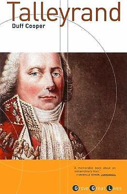 Talleyrand by Duff Cooper (2001, Trade Paperback)