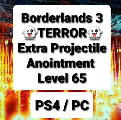   Borderlands 3 PC/PS4&5/XBOX - Lv 72 - TERROR Extra Projectile - Buy 1, Get 1
