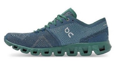 On Cloud X Men's Storm Tide 40.99703 Athletic Lace Up Running Shoes