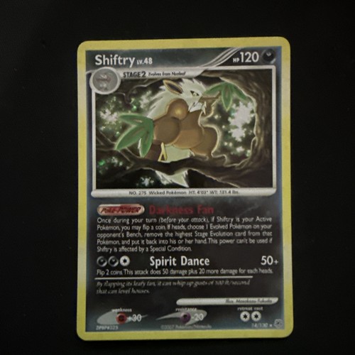 Shiftry 14/130 Diamond and Pearl NM Pokemon TCG Holo Rare