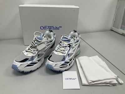 Off-White ''Be Right Back'' Sneaker - Gr. 42 - Weiß/Hellblau - Unisex-Sneaker Neu 