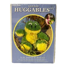 MCG Textiles Latch Hook Huggables Kit FROG 36111 Plush Frog 15 inch