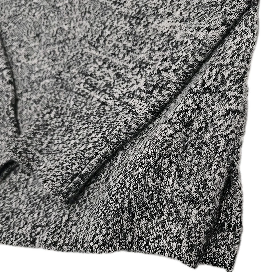 Jack Spade Mens 100% Wool Olson Marled Crew Neck Sweater  Sz M Grey Black  - Image 4 of 4