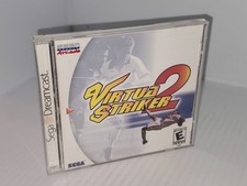 Virtua Striker 2 (Sega Dreamcast, 2000) Complete W/ Manual. WORKS RARE