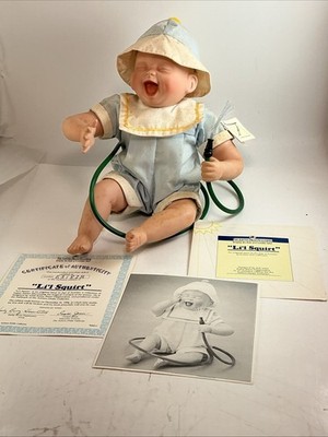 Ashton-Drake Galleries Doll Li'l Squirt By Kathy Barry-Hippensteel-1993-COA