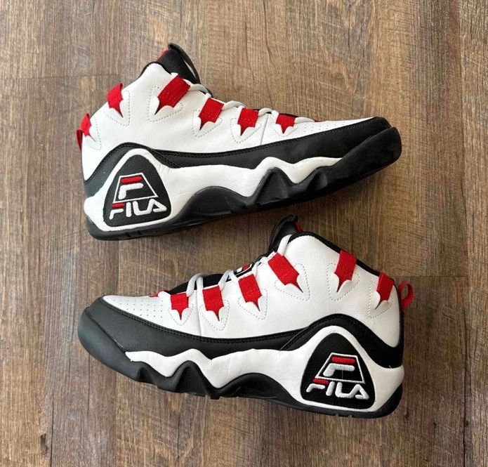 Zapatillas Fila The 95 Grant Hill Blanco Negro Rojo Talla 10.5 con Caja 1VB90072-122 Foto 3 de 4
