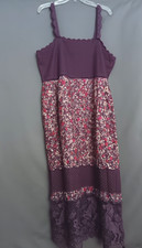 Farm Rio Lace-paneled Floral-print Broderie Anglaise Cotton Midi Dress XL NWT