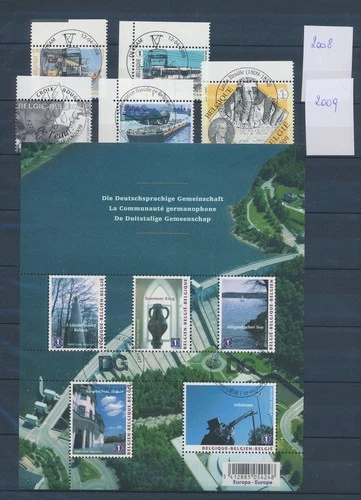 XE62345 Belgium 2008 -2009 FDC/souvenir cancels fine lot used