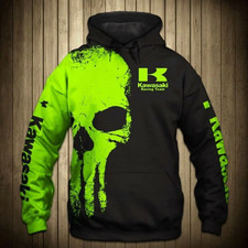 Hoodie kawasaki 3D All Over F1 Racing Full size US - Lightweight Hoodie
