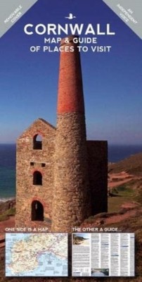 Cornwall Map and Guide of Places to Visit by William Fricker PAPERBACK