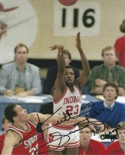 KEITH SMART Signed 8 x 10 Photo Signed REPRINT Basketball INDIANA HOOSIERS 
