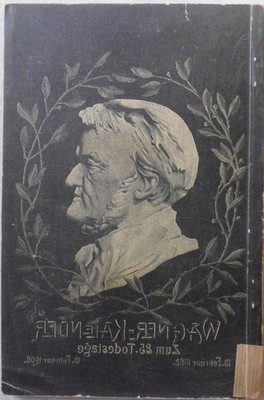 Prof. Martin Krause, Wagner - Kalender 1908 auf Anlass des 25. Todestages