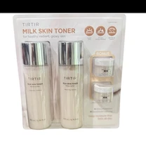 Set Of 2 TIRTIR Milk Rice Skin Toner 200ml ( 6.8 oz )  + 2 Ceramic Cream 15 ml