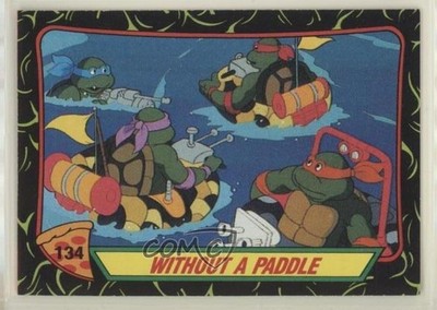 1989 Topps Teenage Mutant Ninja Turtles Series 2 Without a Paddle #134 1r1