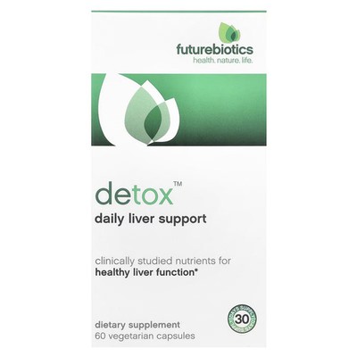 Futurebiotics Detox Daily Liver Support 60 Veg Caps Liver Detox