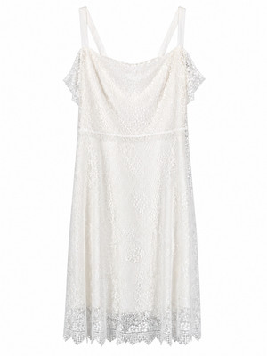 Talbot Runhof Damen Kleid 42-44 Spitzenkleid Sommerkleid Hochzeit Sommerfest