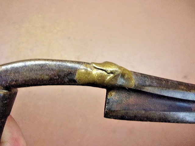 Vintage D.R. Barton 8" Straight Draw Shave Knife Planer Tool Damaged/Repaired