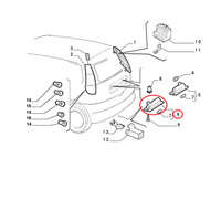 Originales RüCklicht Links FüR Fiat Punto 7756385 Oe/Oem