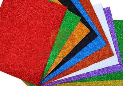 NEW 10PCS Adhesive Glitter Scrapbooking Paper Vinyl Sticker Art Sheets     *hh
