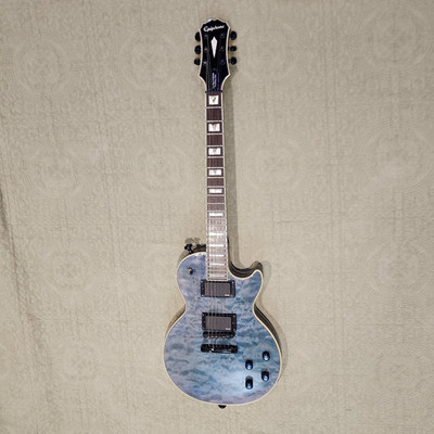 Epiphone Les Paul Custom Prophecy Plus EX Midnight Sapphire EMG 81 85 Guitar