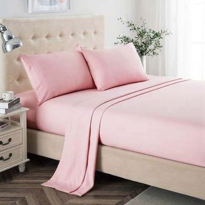 Lanest Housing Full Sheet Set 2400 Thread Count Soft Deep Pocket Microfiber