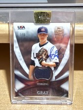 2010 Topps Archives Signature Series Baseball Sonny Gray 1/1 Auto Card #USAR-29