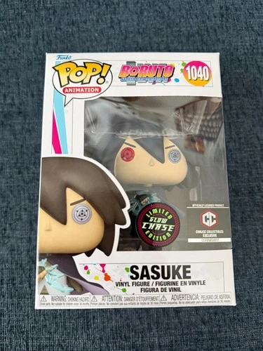 Funko Pop - #1040 Sasuke Chase Chalice Naruto Boruto Glow- New with Protector
