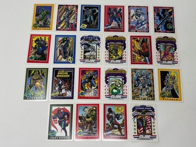 Lot of 22 1991 GI Joe Trading Cards Honor Roll Snake-eyes Major Bludd etc.