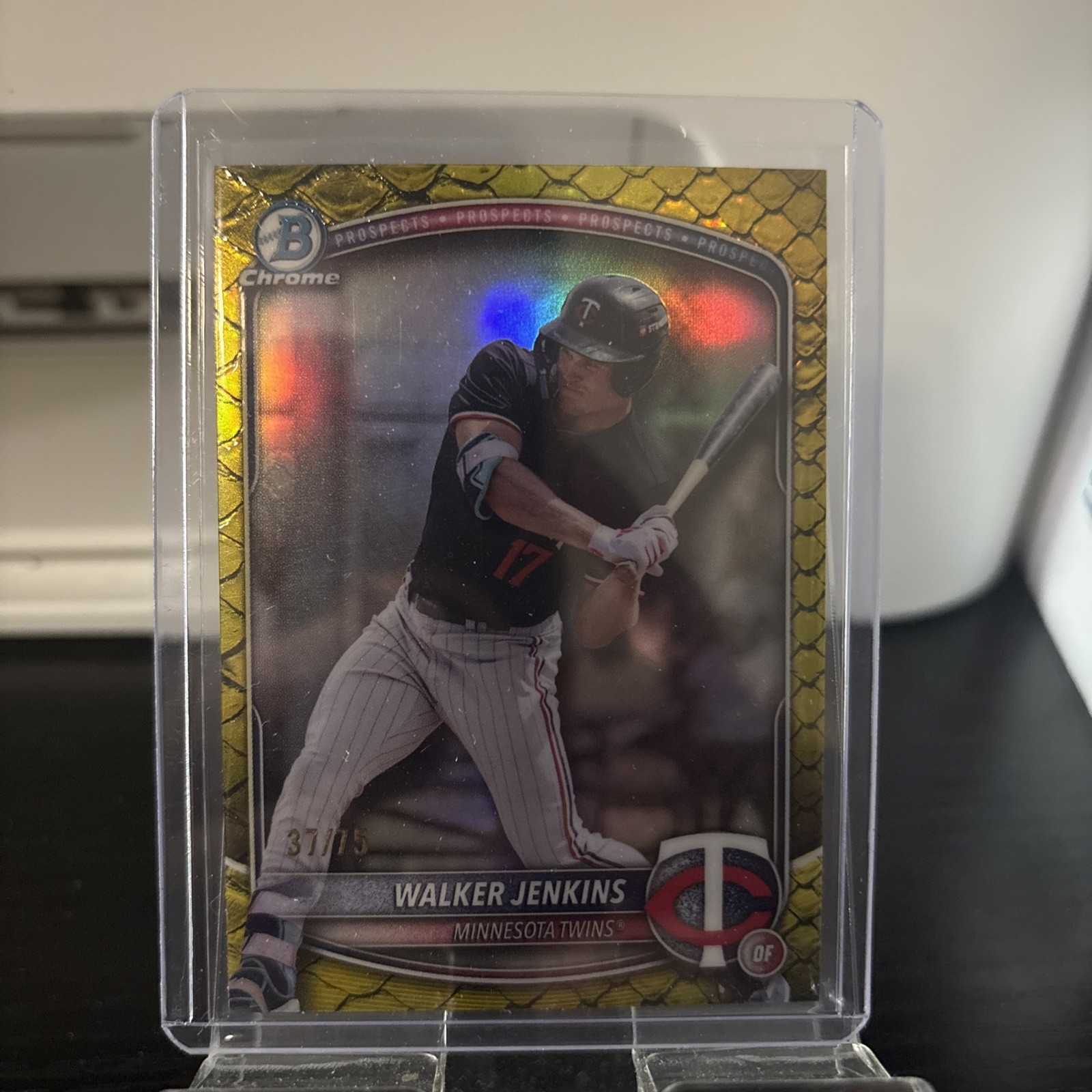 Walker Jenkins 2025 Bowman Draft #BDC-159 Chrome - Yellow 