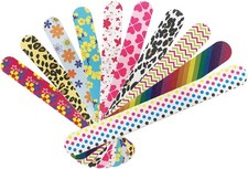 Nail File 10 Pcs Professional Double Sided 100180 Grit Nail Files Emery Board