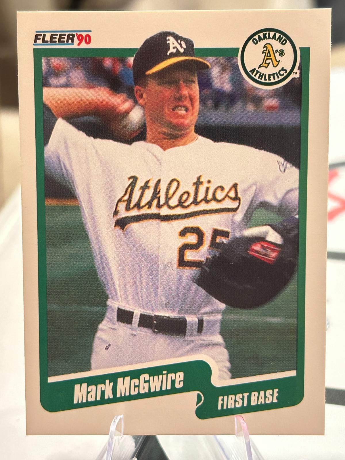 Mark McGwire 1990 Fleer #15! 2 Card Min! Read Desc!