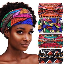 Aceorna African Headbands Boho Knotted 1 Count Pack of 4 , AtLeast 4