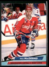 🏒 1992-93 Fleer Ultra  - Paul MacDermid Capitals #439