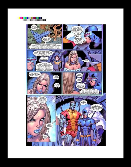 Tyler Kirkham X-Men: Phoenix Warsong #3 Rare Production Art Pg 6