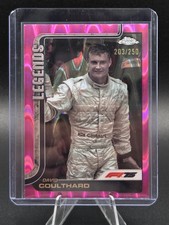2025 Topps Chrome Formula 1 F1 David Coulthard Pink Raywave 203/250 #151