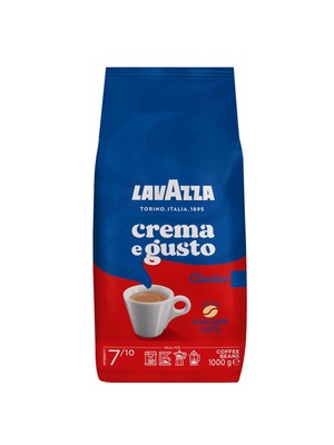 Crema e Gusto Classico Roasted Coffee Beans with Spicy Aroma Notes