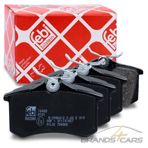 Febi BremsbelÄGe Hinten FÜR Skoda Octavia 1 2 3 Yeti Scala Vw Golf 3 4 5 Jetta 4-image