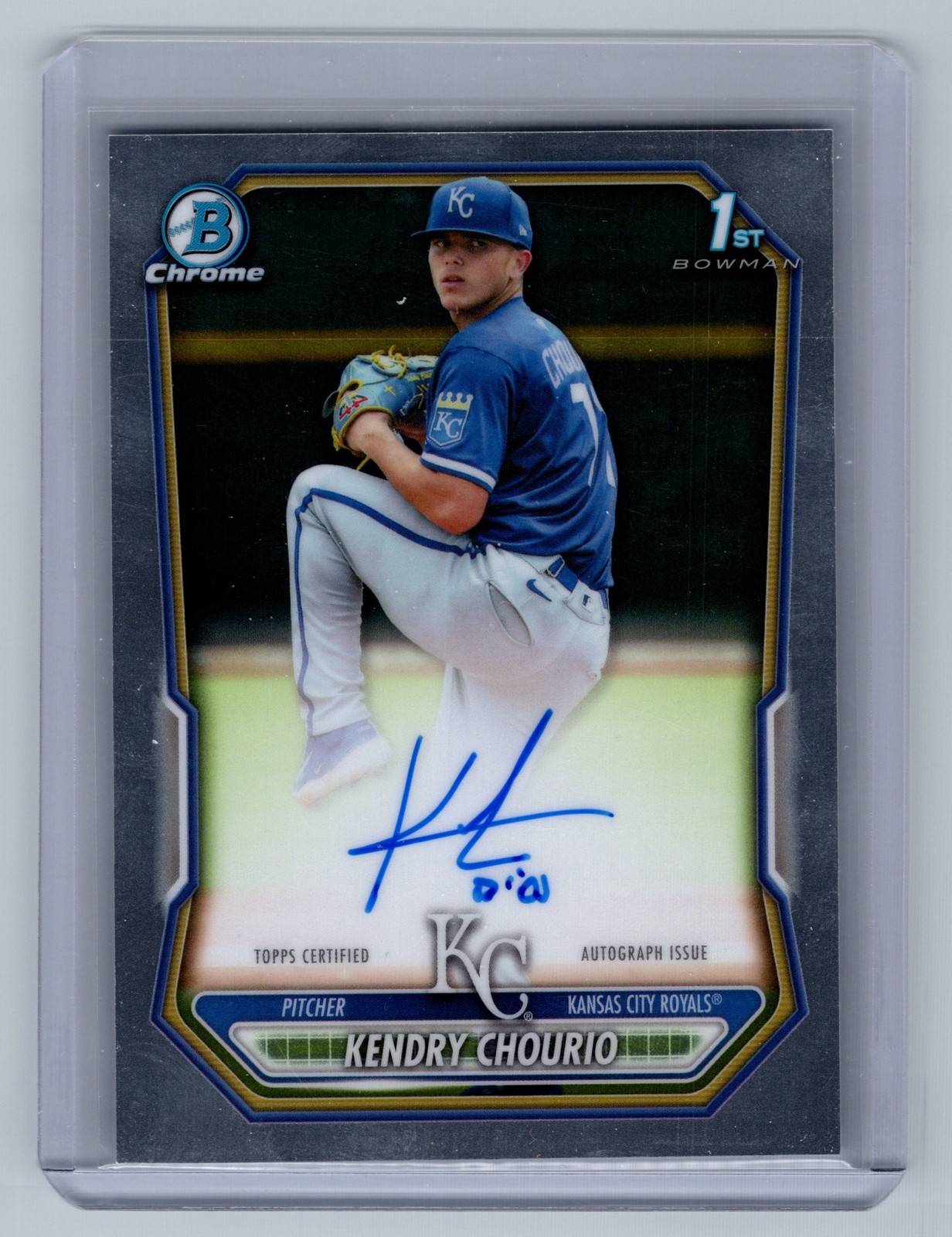 2026 Bowman KENDRY CHOURIO 1st Prospect Chrome Auto On-Card Signature #CPA-KC KC