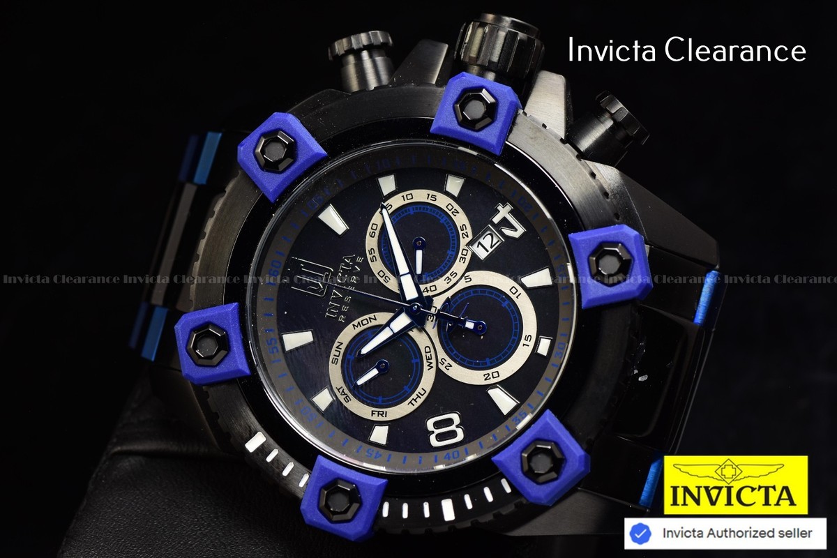 ●リサイクルショップだいえい INVICTA 500M防水 ゴツイ！重い！ INVICTA インビクタ 500M防水ビッグケースクロノダイバーウォッチ