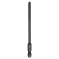 "PH2 Kreuzschlitz-Schraubendreher-Bit FüR 1/4\" Sechskantschaft 10 Cm Lang Schwarz"