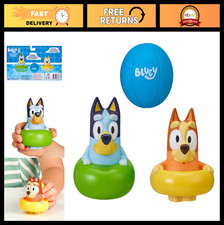3-Pack Bluey Bath Squirters - Lightweight Floating Water Toys for Kids 3 