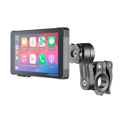 Interphone RideSync SYNC55 Motorrad Display Apple CarPlay Android Auto IP66 WiFi