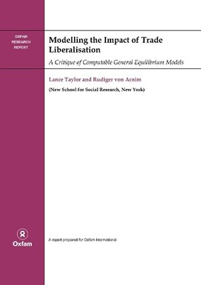 Lance Taylor Modelling the Impact of Trade Liberalisation (Taschenbuch)