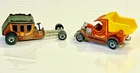 SET 2 VINTAGE HOT WHEELS CARS 1977 STAGEFRIGHT CAR & "A" TRUCK'N DUMP TRUCK LOT