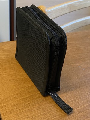 CD-Hülle Brieftasche für 20 CD DVD Aufbewahrung Reißverschluss