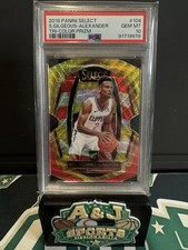 PSA 10 💎 ROOKIE Shai Gilgeous-Alexander SGA 🔥 2018 Select Tri-Color Prizm