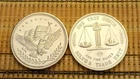 2- 1 oz .999 Fine Silver Trade Unit Rounds