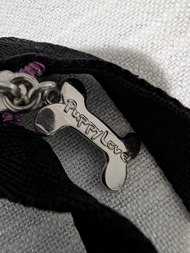 Único Bolso Bandolera CANDICE OF LOS ANGELES "PUPPY LOVE" Mochila Hueso Cremallera Tiradores Foto 2 de 4