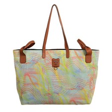 Borsa a tracolla media multicolore Scuderia Ferrari unisex "Speed Form" shopper