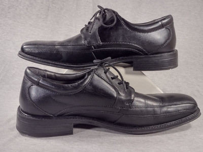 Dockers Derby Dress Shoes Mens 10.5 M Black Leather All Motion Comfort 90-27244